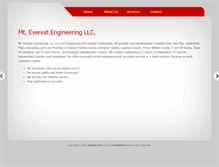 Tablet Screenshot of everestengineeringllc.com